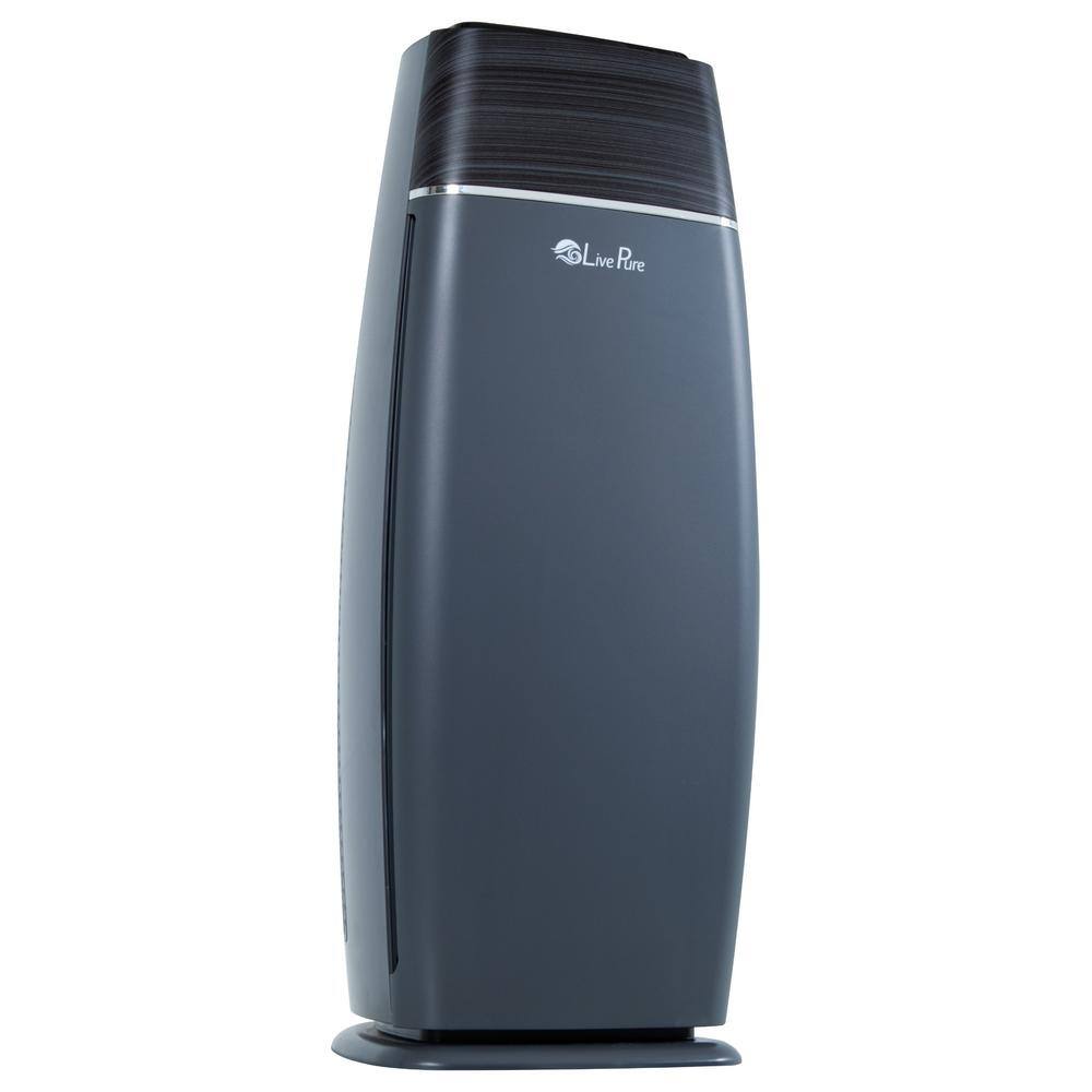 LivePure Sierra Series True HEPA Digital Tall Tower Air Purifier LP260TH-G