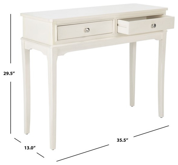 Opal 2Drw Console Table Safavieh   Transitional   Console Tables   by Safavieh  Houzz