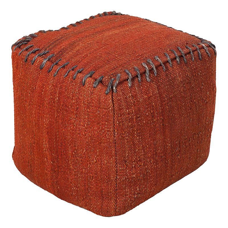 Artisan Weaver Solid Pouf