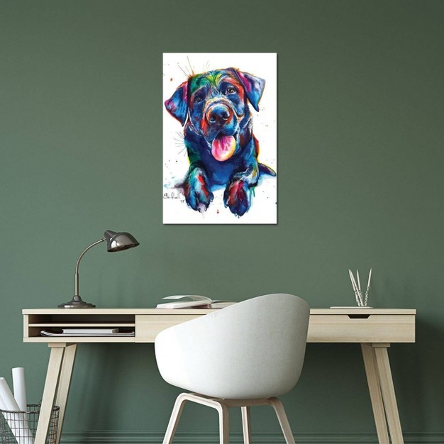 Black Lab Ii By Weekday Best Unframed Wall Canvas Icanvas