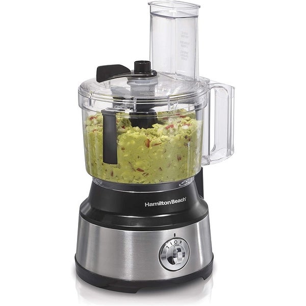 Food Processor and Vegetable Chopper - 10 Cups - Bowl Scraper， Stainless Steel