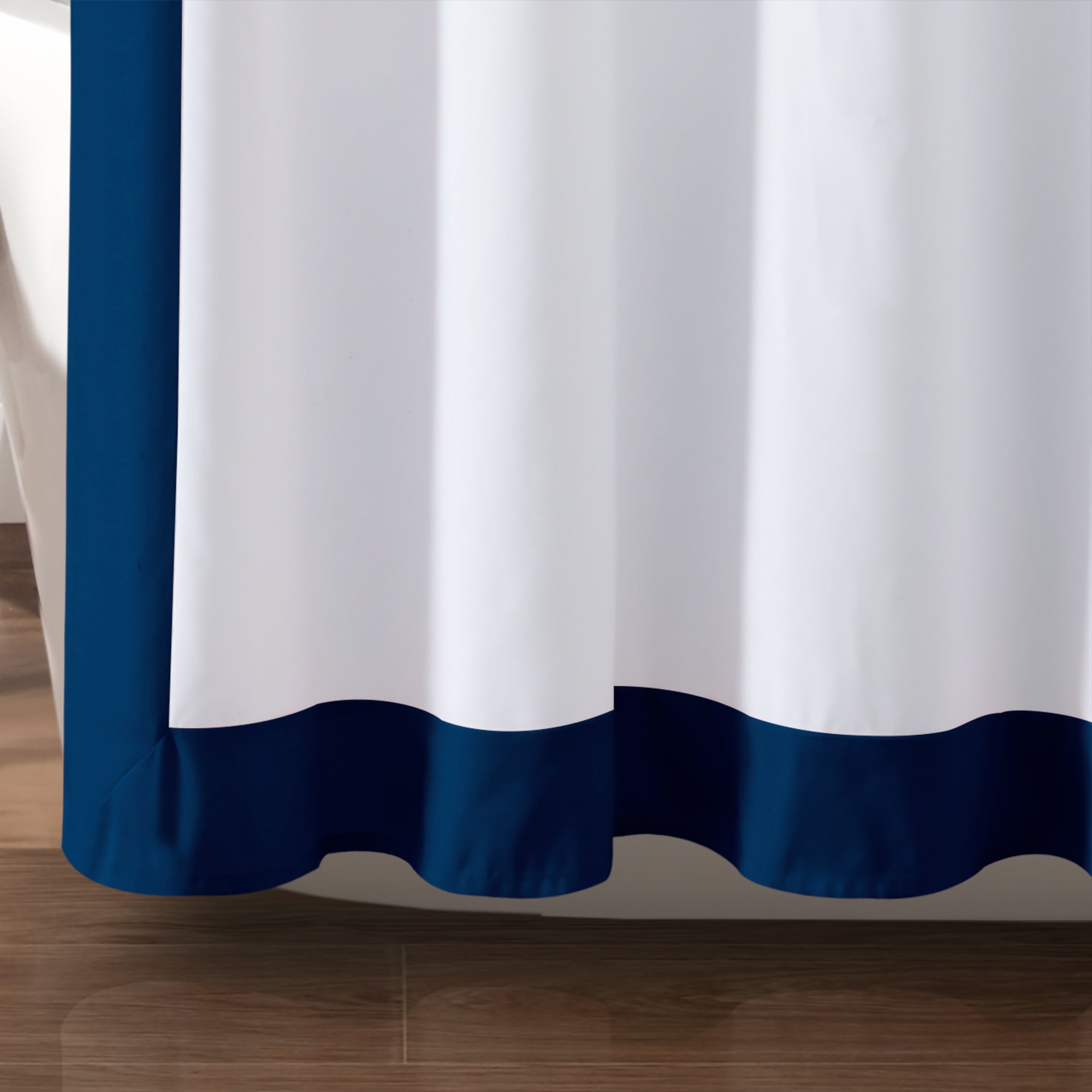 Block Border Shower Curtain