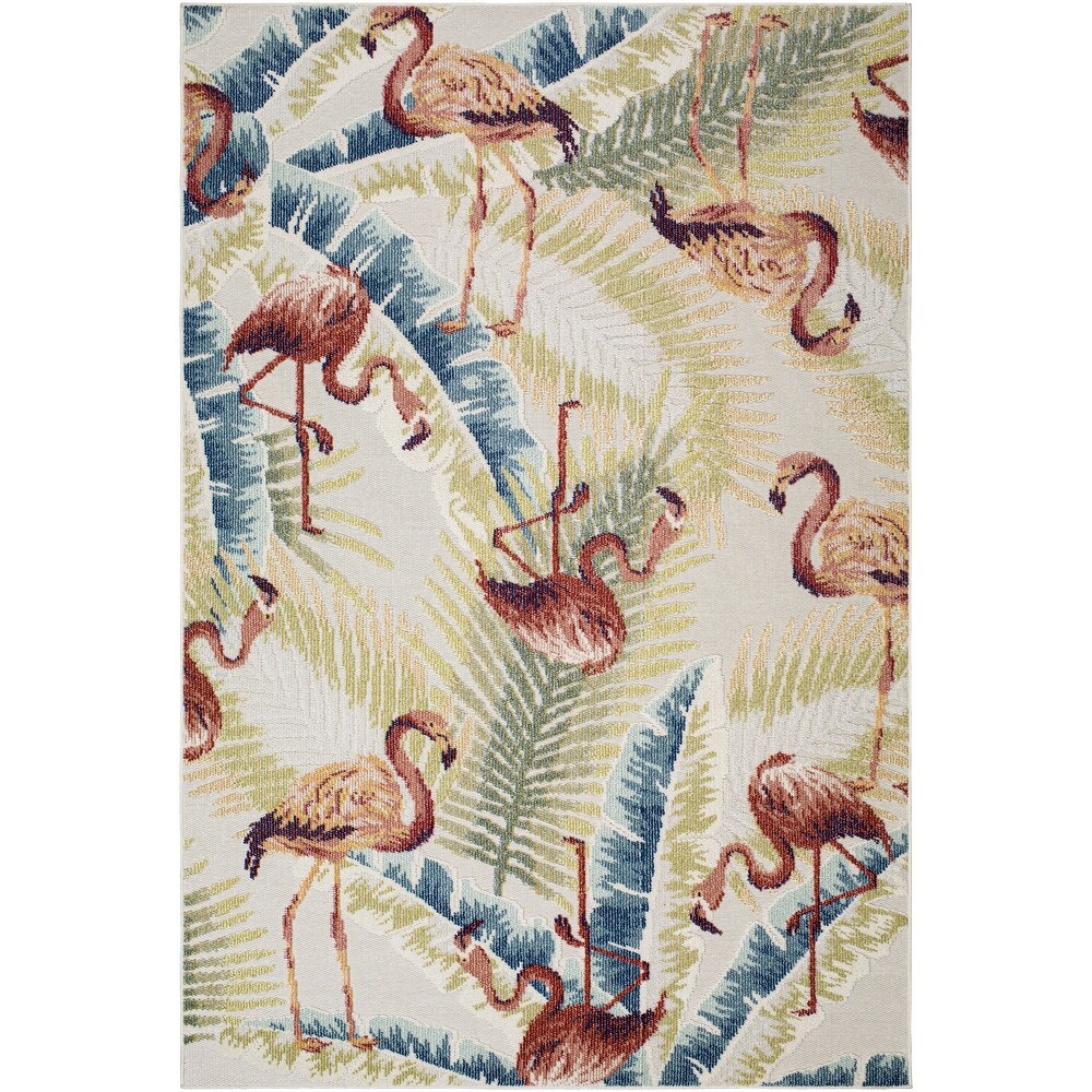 Artistic Weavers Lakeside Tropical Floral Outdoor Area Rug