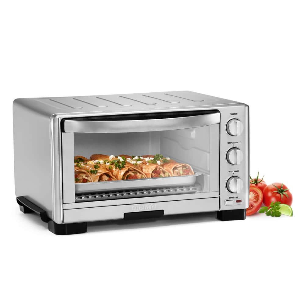 Cuisinart 6-Slice Silver Toaster Oven Broiler TOB-1010