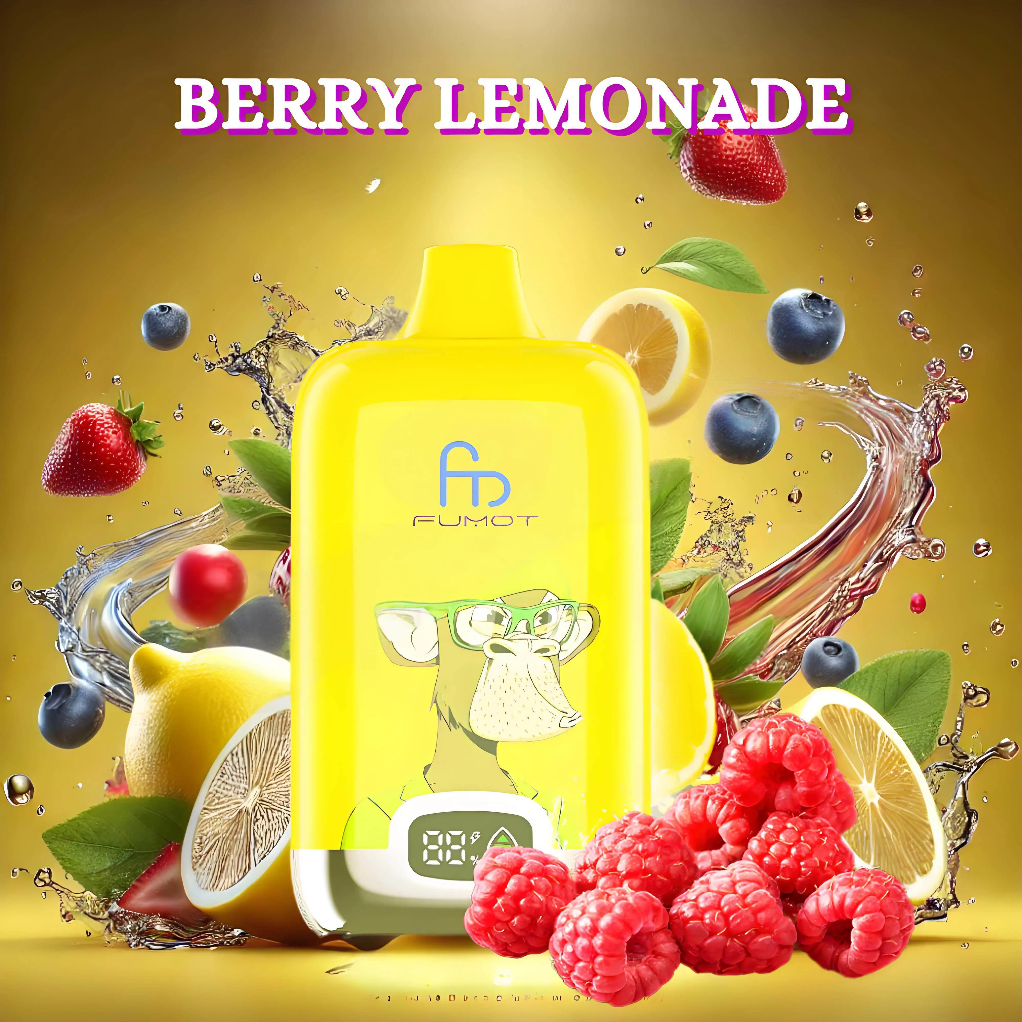 Fumot Tornado Digital Box 12000 Puffs - Berry Lemonade