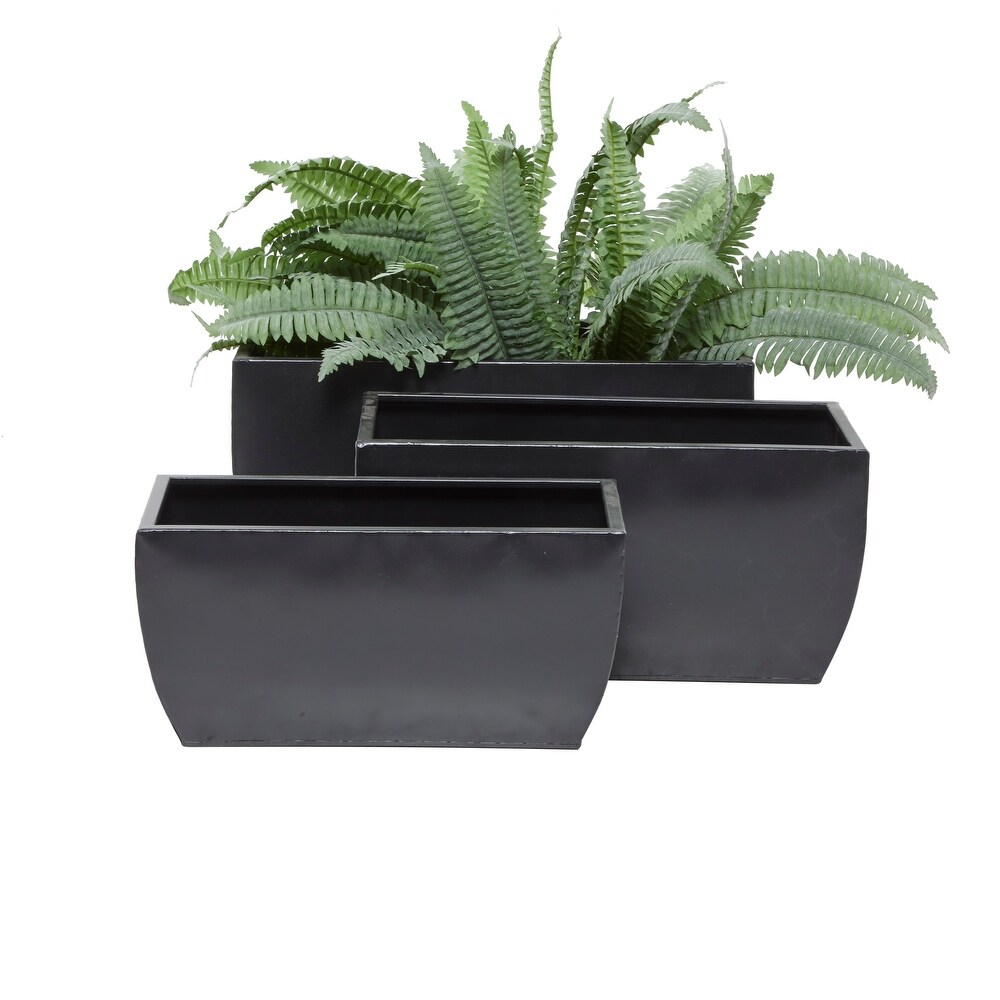 Metal Modern Planter (Set of 3)   S/3 20\