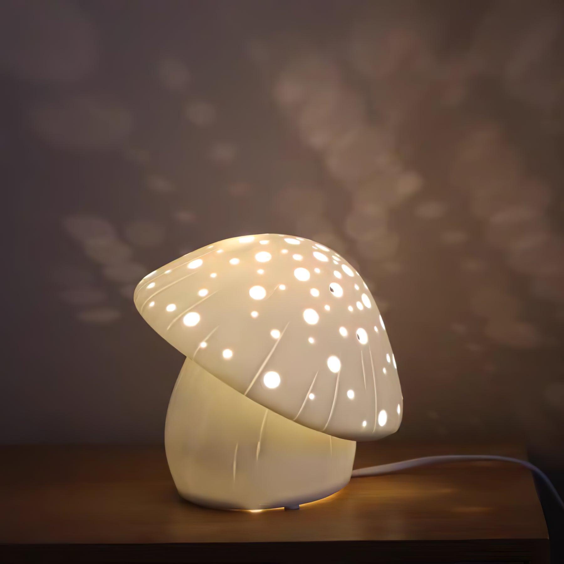 Fungo White Table Lamp