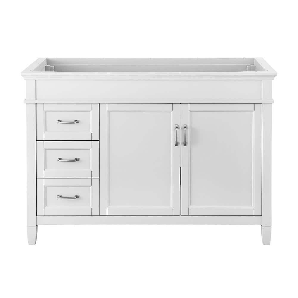 Home Decorators Collection Ashburn 48 in W x 2175 in D Vanity Cabinet in White