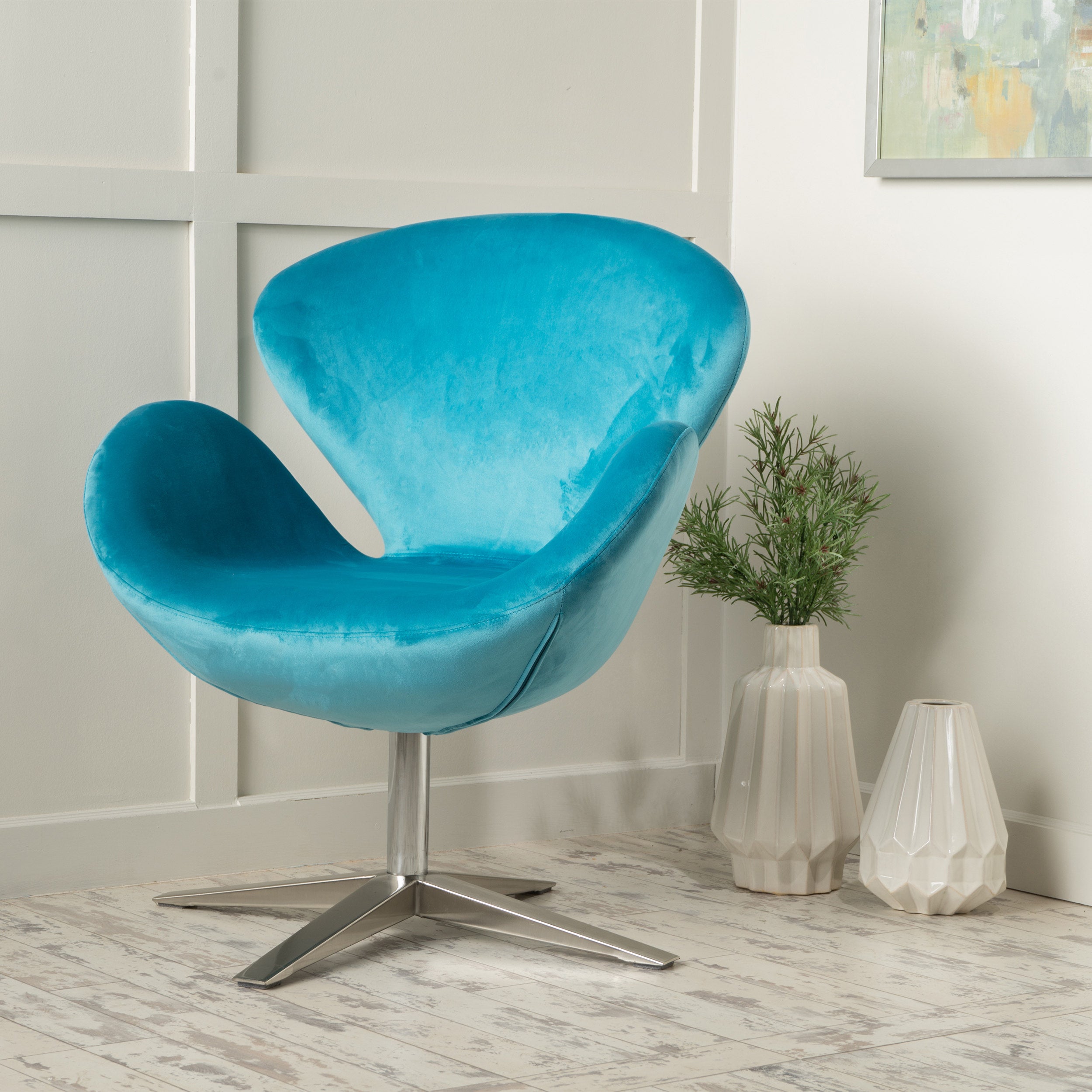 Manhatten Retro Modern Swivel Chair