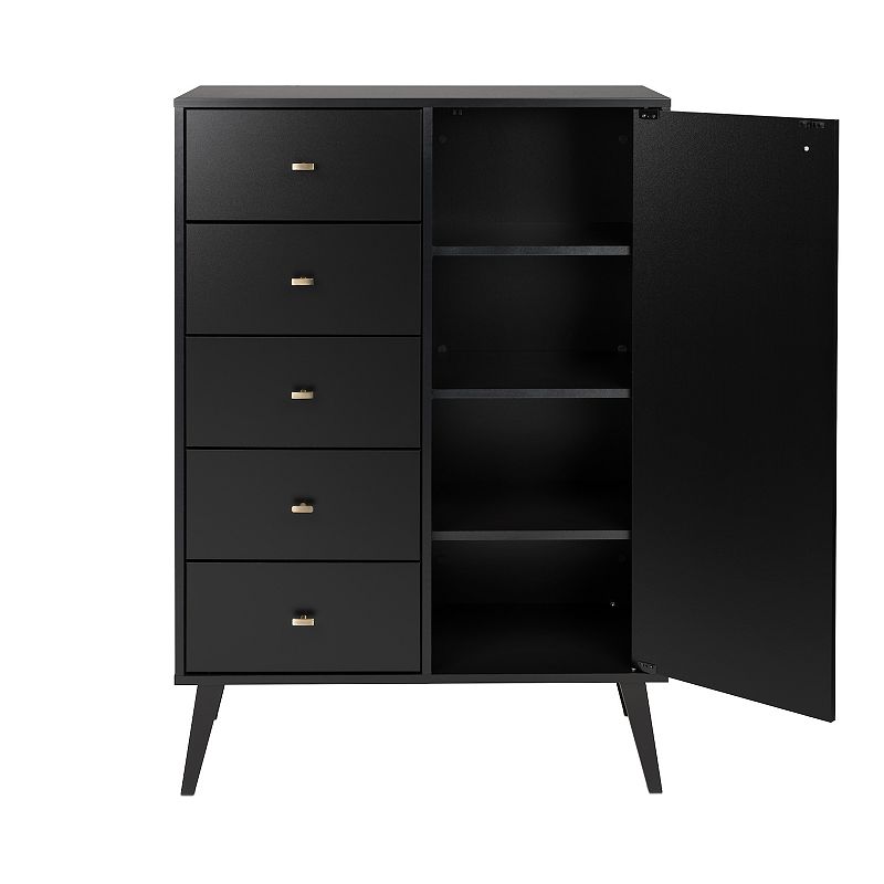 Prepac Milo 5-Drawer Chest with Door