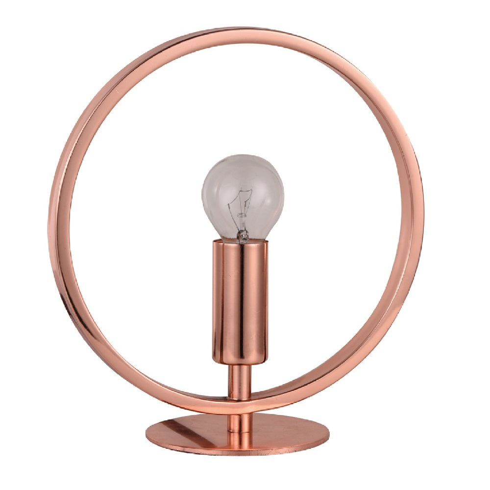 Britalia 471098 Durras Rose Gold Vintage Ring Table Desk Lamp