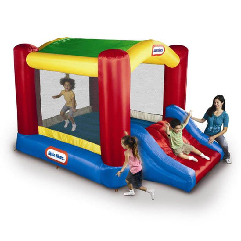 Little Tikes Shady Jump 'n Slide Outdoors Inflatable Bounce House