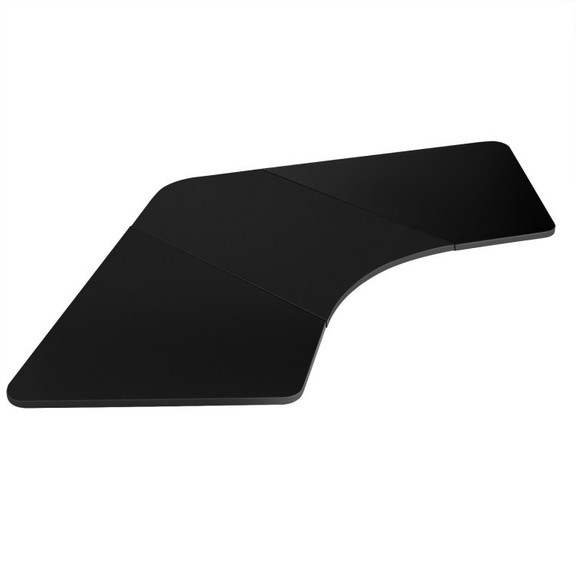 Costway 74902136 72 Inch L Shaped Splice Desktop f...