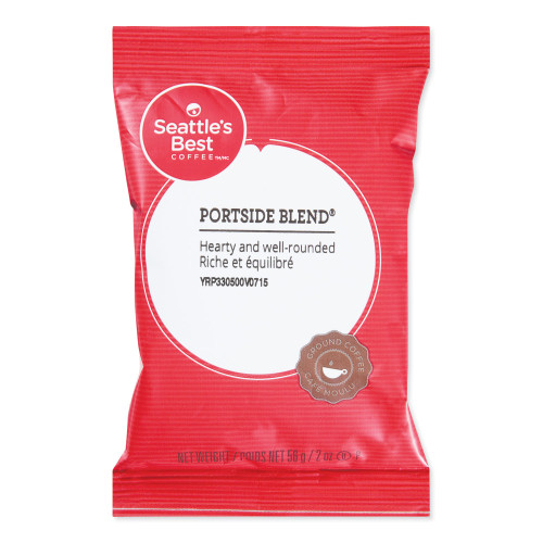 Seattle's Best Premeasured Coffee Packs， Portside Blend， 2 oz Packet， 18/Box (11008558)