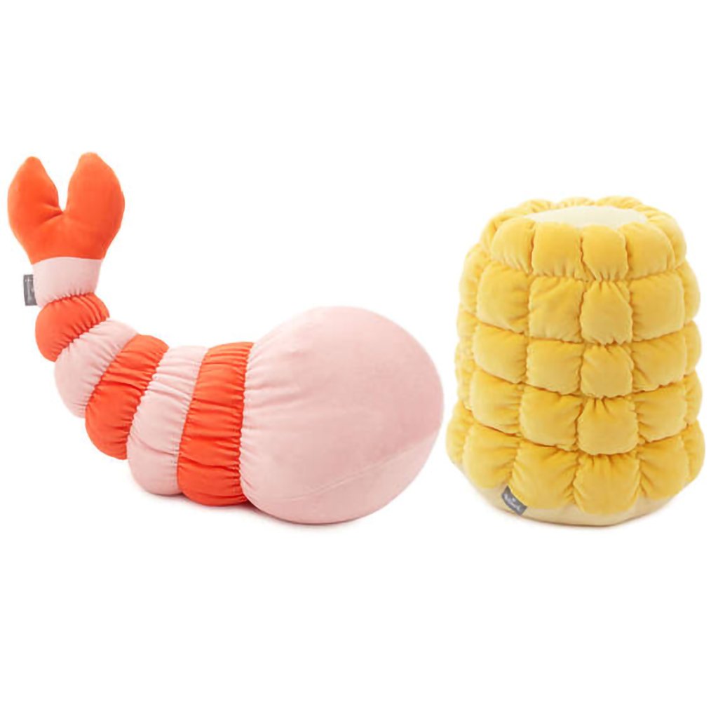 Hallmark  Large Better Together Jumbo Shrimp and Corn Magnetic Plush Pair, 17