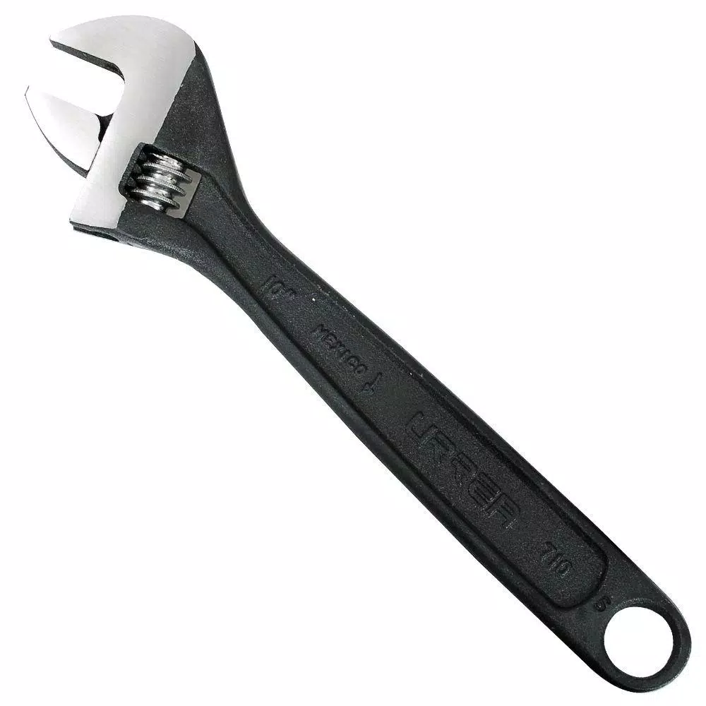 URREA 24 in. Long Black Finish Adjustable Wrench and#8211; XDC Depot