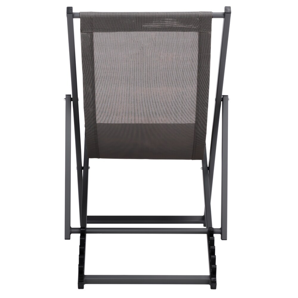 SAFAVIEH Outdoor Breslin Set Of 2 Sling Chairs   36\