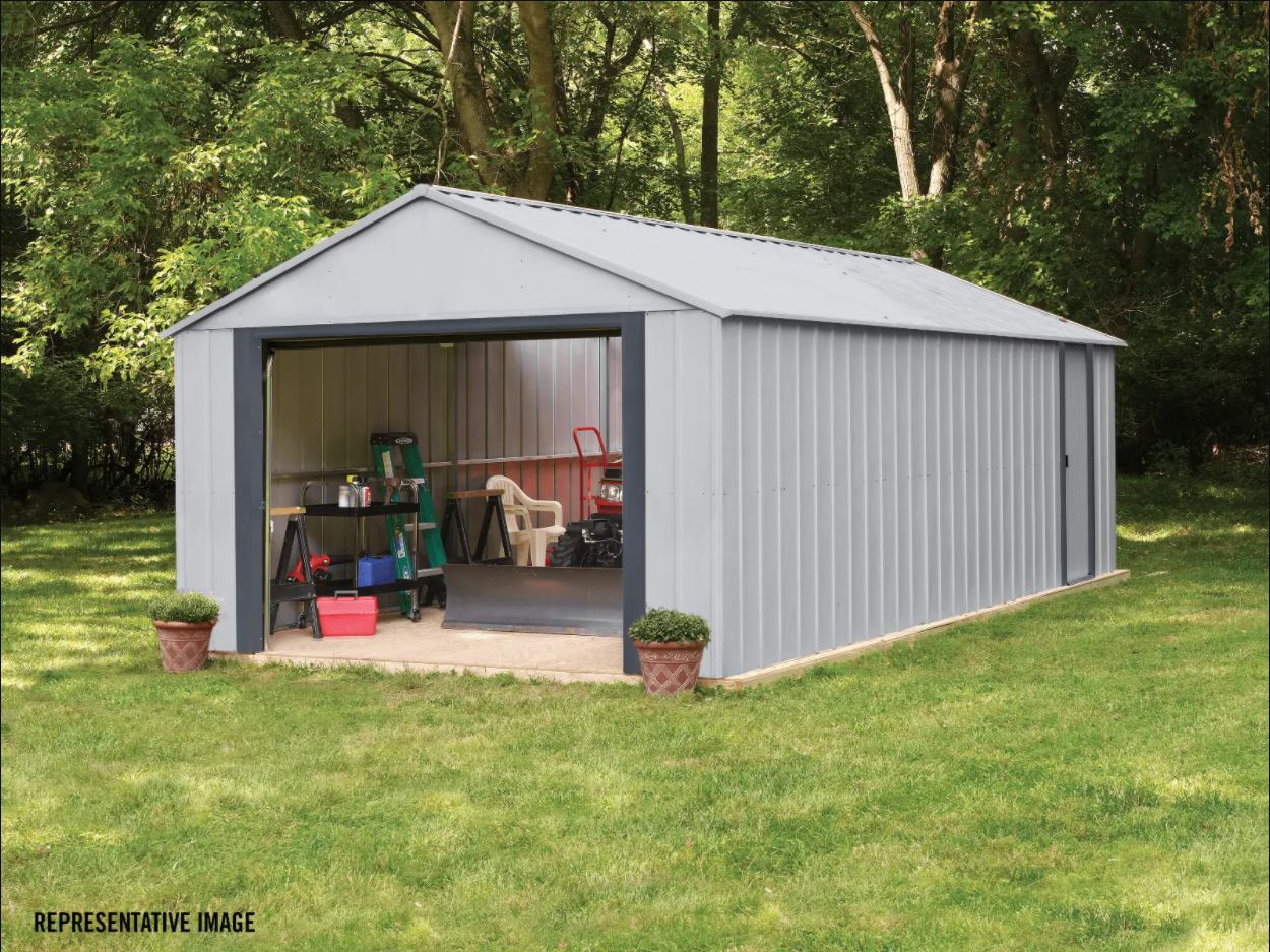 Arrow Murryhill 14 x 31 Garage, Steel Storage Building, Prefab Storage Shed