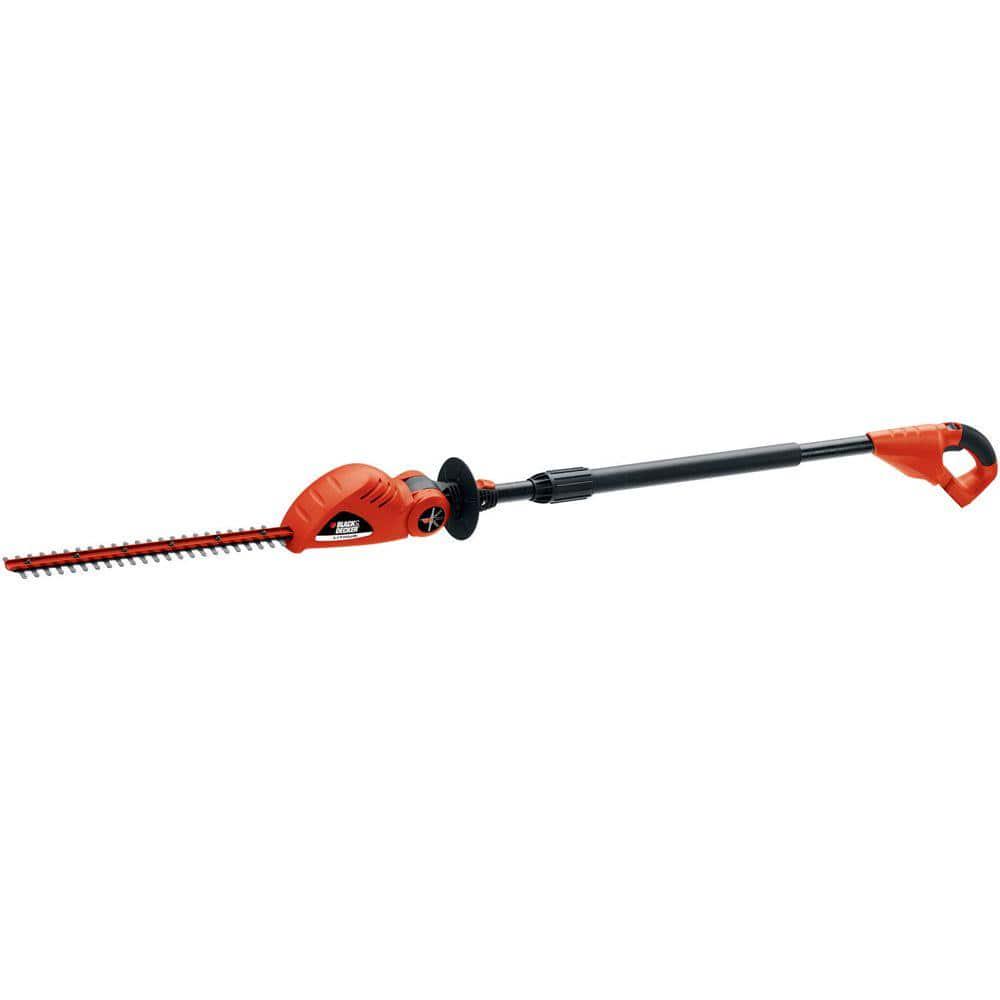 BLACKDECKER 20V MAX Cordless Battery Powered Pole Hedge Trimmer Kit with