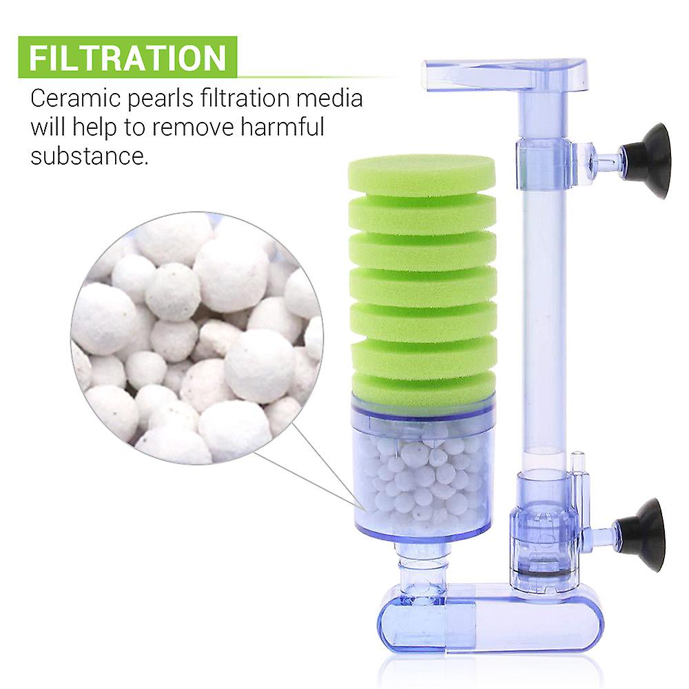 Aquarium Sponge Filter Ultra-quiet Fish Tank Biochemical Sponge Filter