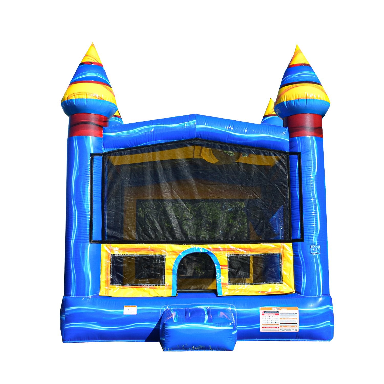 JumpOrange Melting Arctic Inflatable Bounce House Castle 13' x 13' (with Blower), Commercial Grade, for Kids and Adults