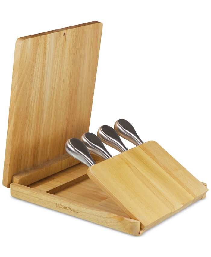 Picnic Time Toscanaandreg by Asiago Rubberwood Cheese Board Tools Set