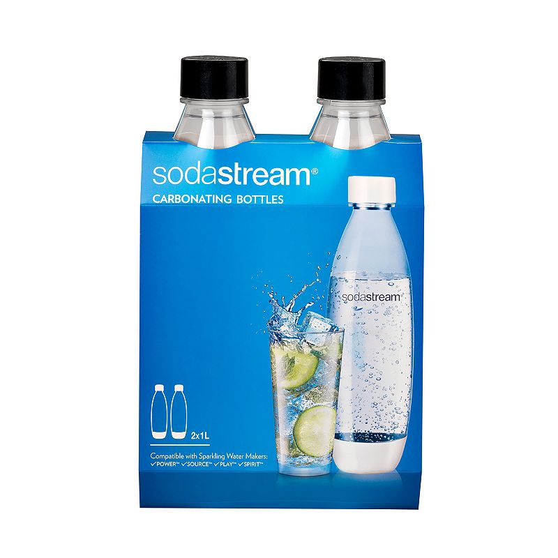 SodaStream 1-Liter Slim Carbonating Bottle 2-pk.