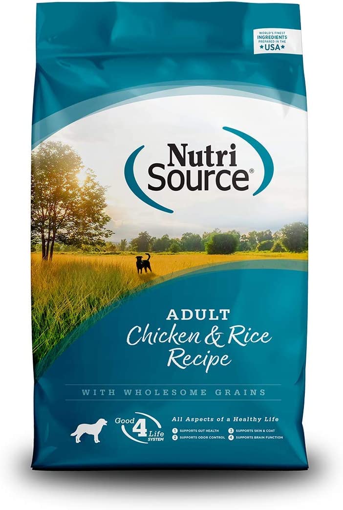 Nutrisource Adult Chicken and Rice Dry Dog Food 30 Pound (Pack of 1)