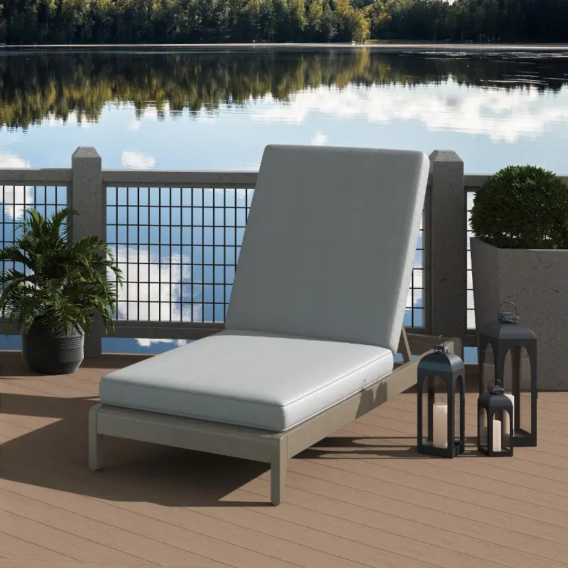 Sustain Brown Outdoor Chaise Lounge