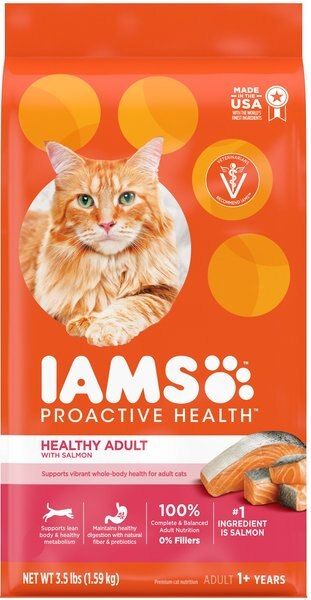 Iams ProActive Health Salmon Recipe Adult Dry Cat Food