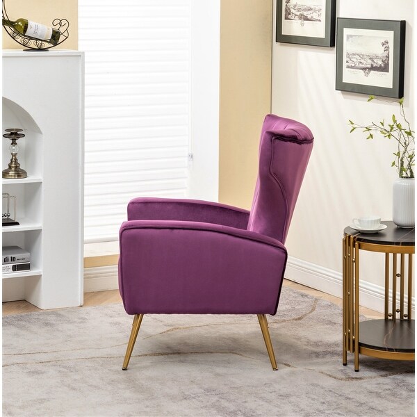 Kaleigh 27.56W Velvet Sofa Chair