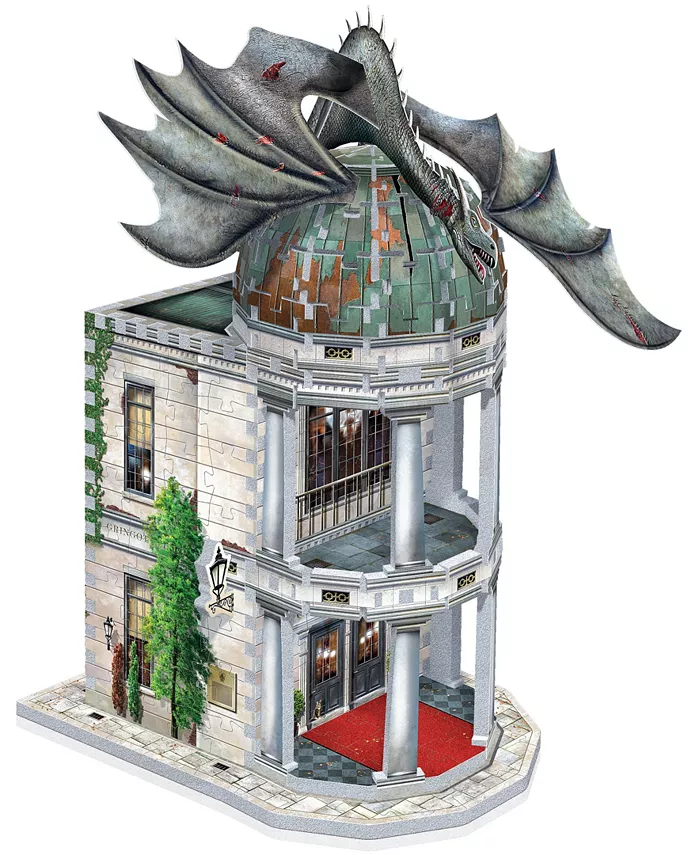 University Games Wrebbit Harry Potter Diagon Alley Collection Gringotts Bank 3D Puzzle  300 Pieces