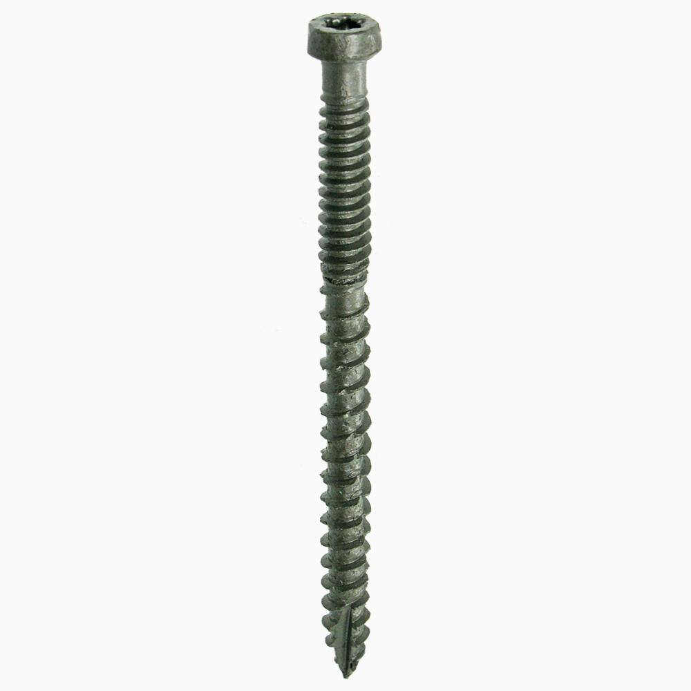 Deckmate #9 x 3 in. Self-Starting Star-Drive Bugle Head Composite Gray Deck Screws (1 lb.65-Pieces) N3CSG1