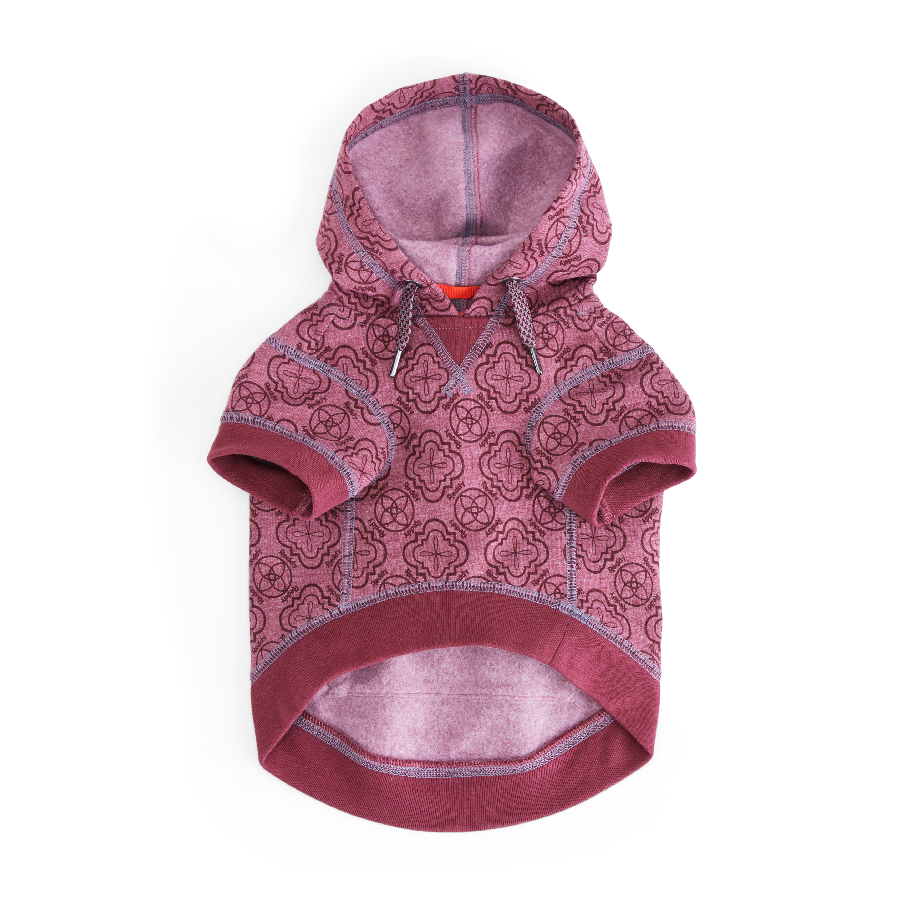 Reddy Pink Dog Hoodie， X-Small