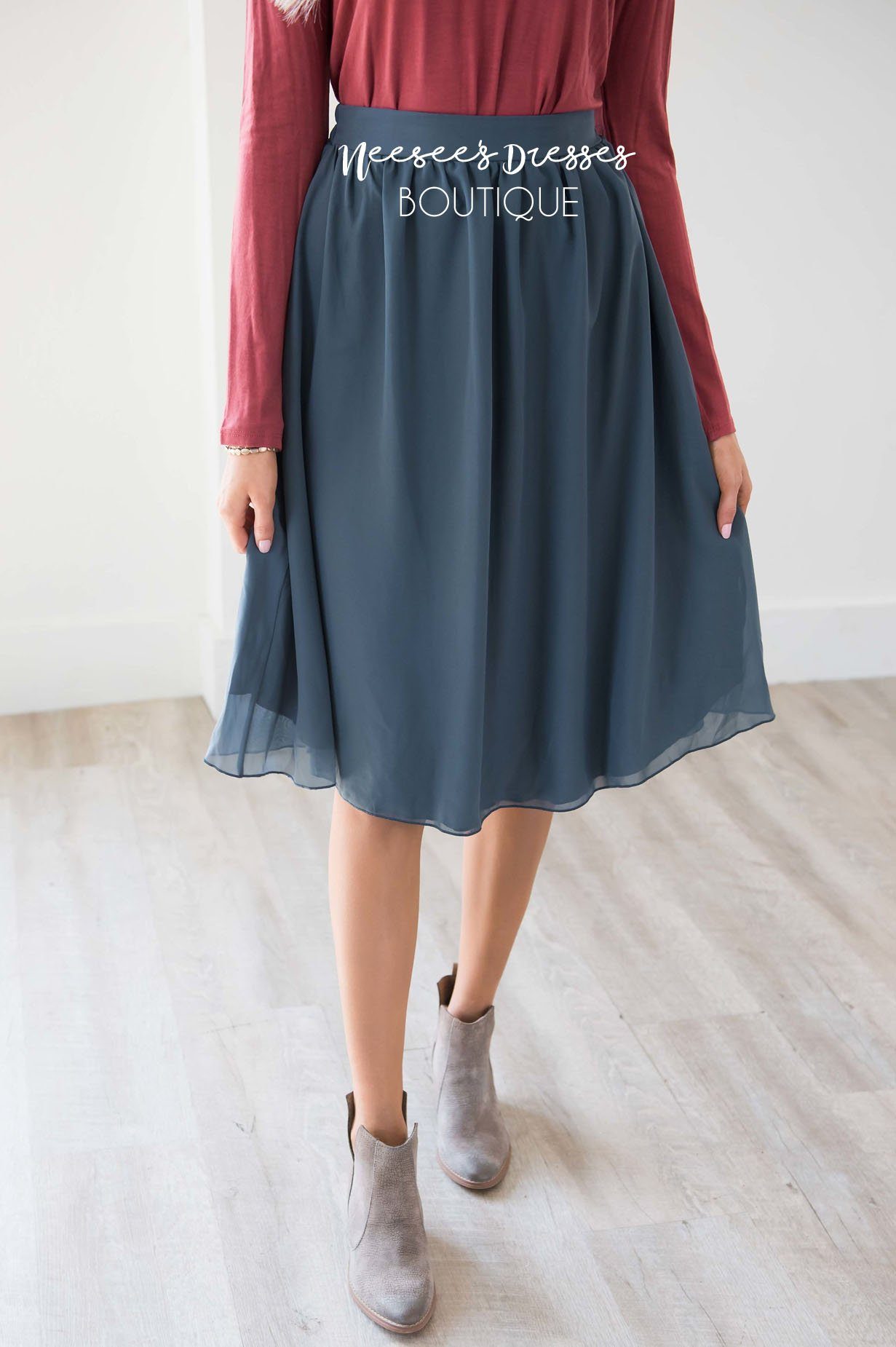 Unforgettably Yours Chiffon Skirt