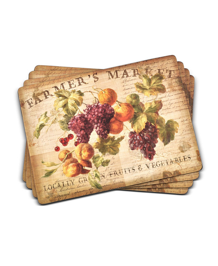 Pimpernel Abundant Fall Placemats Set of 4