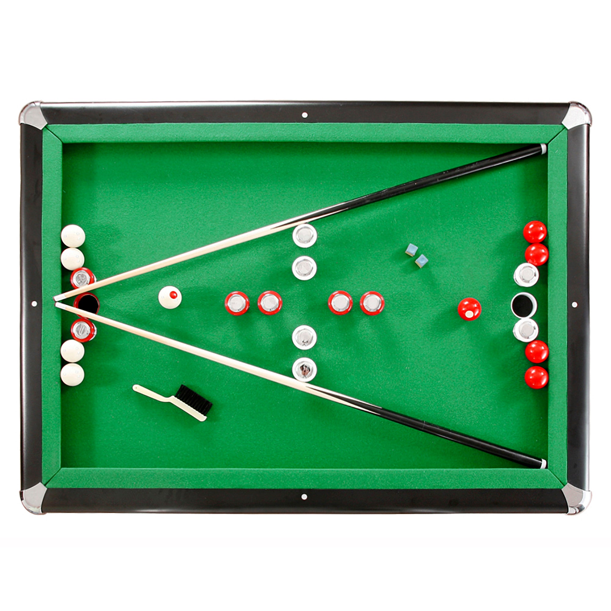 Hathaway Renegade Slate Bumper Billiard Pool Table, 54In., Green