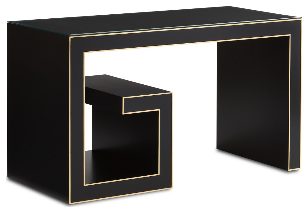 Artemis Writing Desk   Transitional   Accent Chests And Cabinets   by Currey  ampCompany  Inc.  Houzz