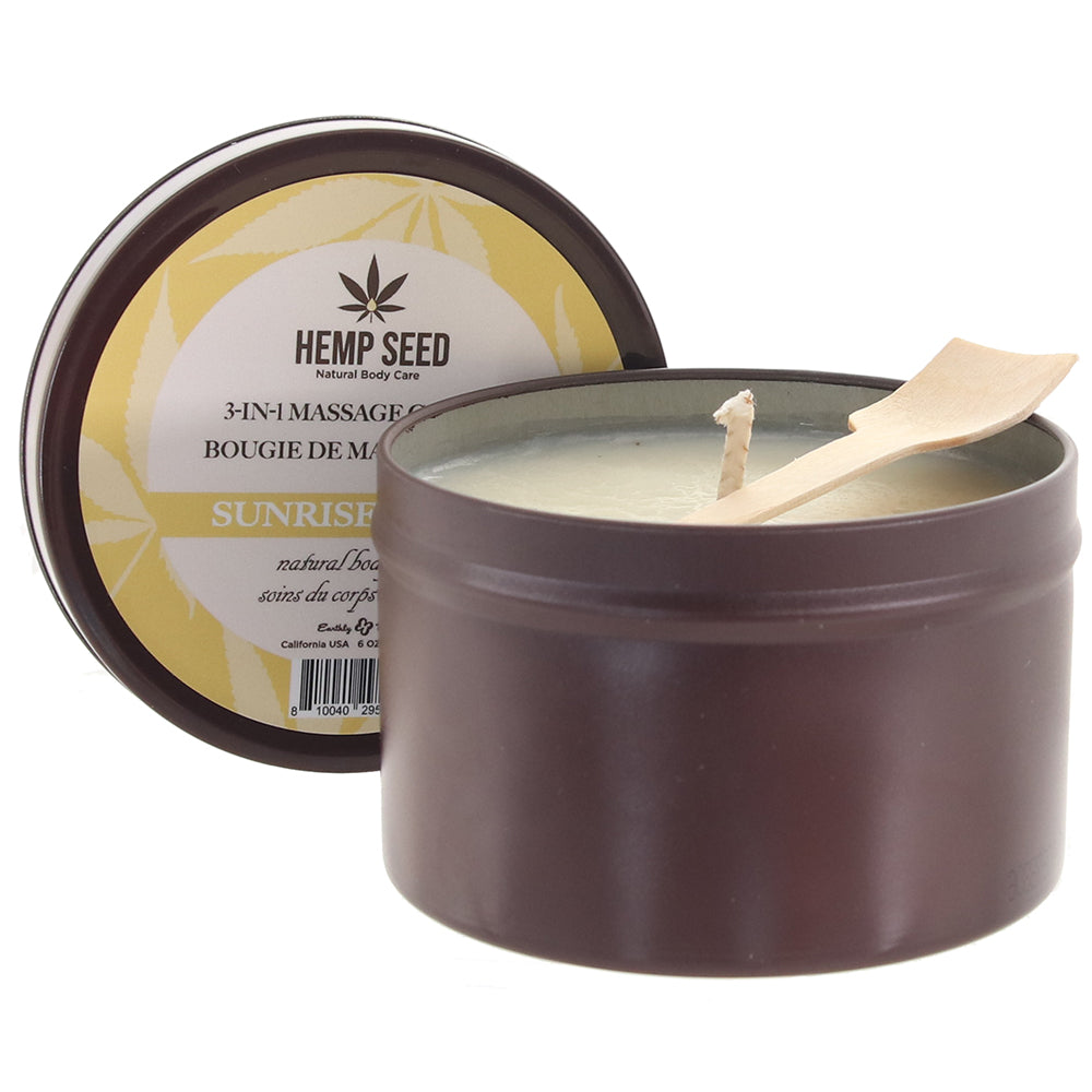 3-in-1 Massage Candle 6oz/170g in Sunrise Kisses