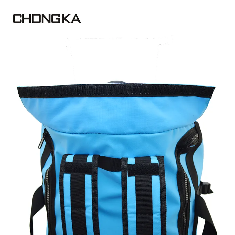 Large capacity travel hiking camping PVC business trip waterproof backpack unisex outdoor mountaineering storage bag