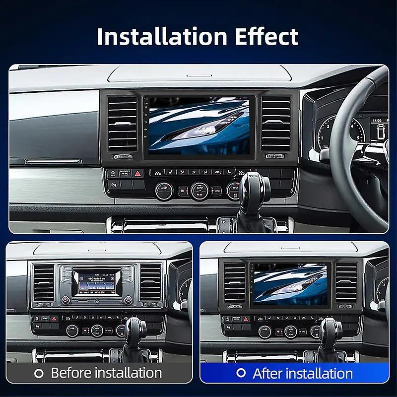 Car Stereo Radio For Caravelle 2015 9'' Carplay Android Auto Split Screen OBD2 Autoradio