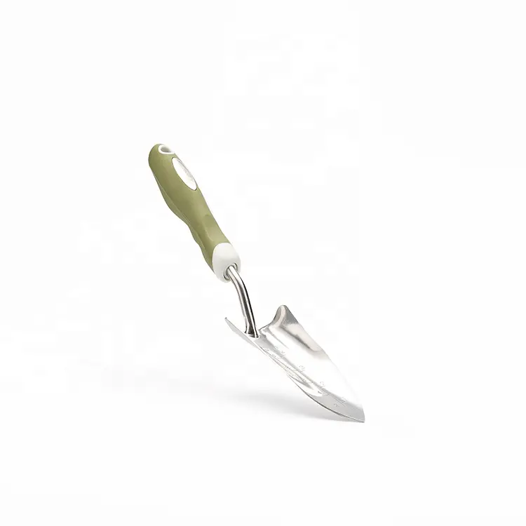 High Quality Soft Ergonomic Handle Transplanter Stainless Steel Trowel Garden Hand Tools