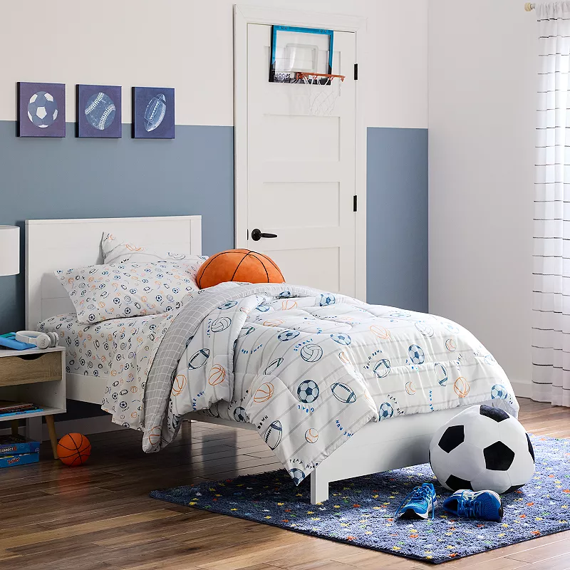 The Big One Kids? Bode Sports Reversible Comforter Set with Shams