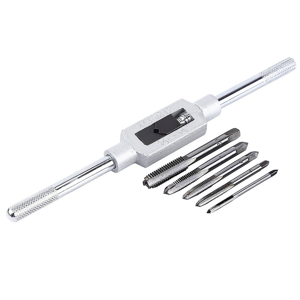 Adjustable Reamer Tap Wrench Set With Metric Thread M3/4/5/6/8 Insert Screw Taps