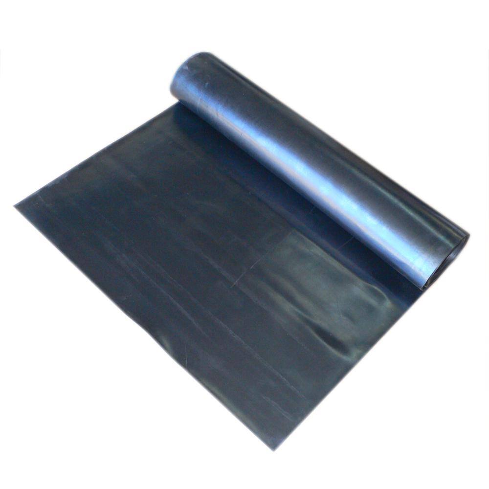 Rubber-Cal EPDM 116 in. x 36 in. x 96 in. Commercial Grade 60A Rubber Sheet - Black 20-109-0062-36-096