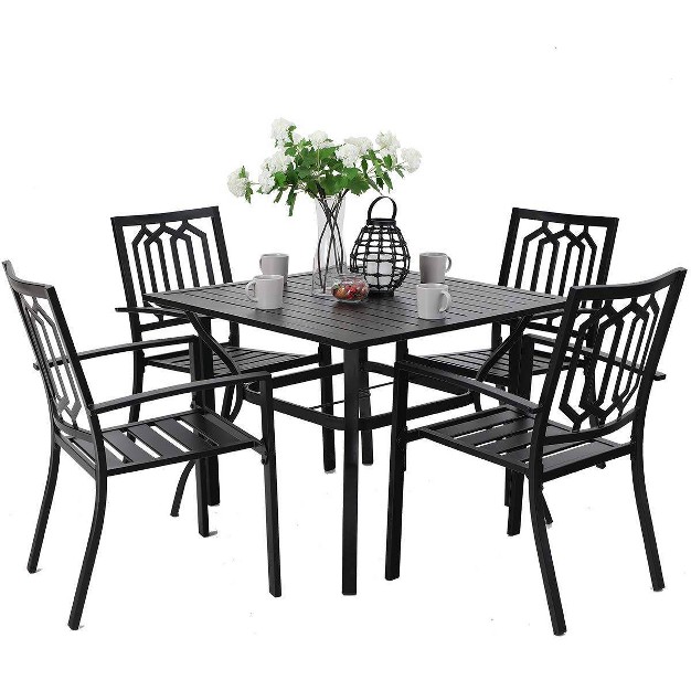 Square Table Black