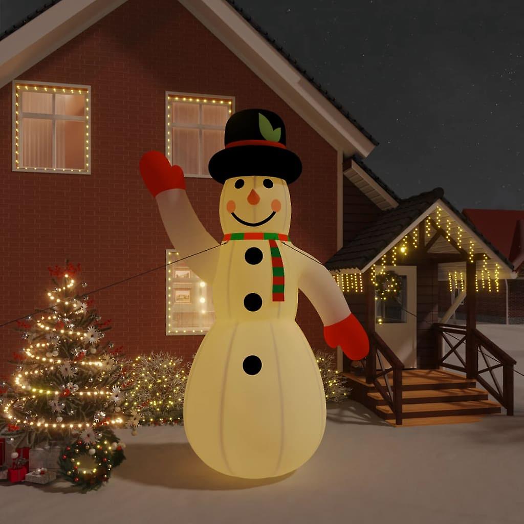 Vidaxl Christmas Inflatable Snowman With Leds 179.1