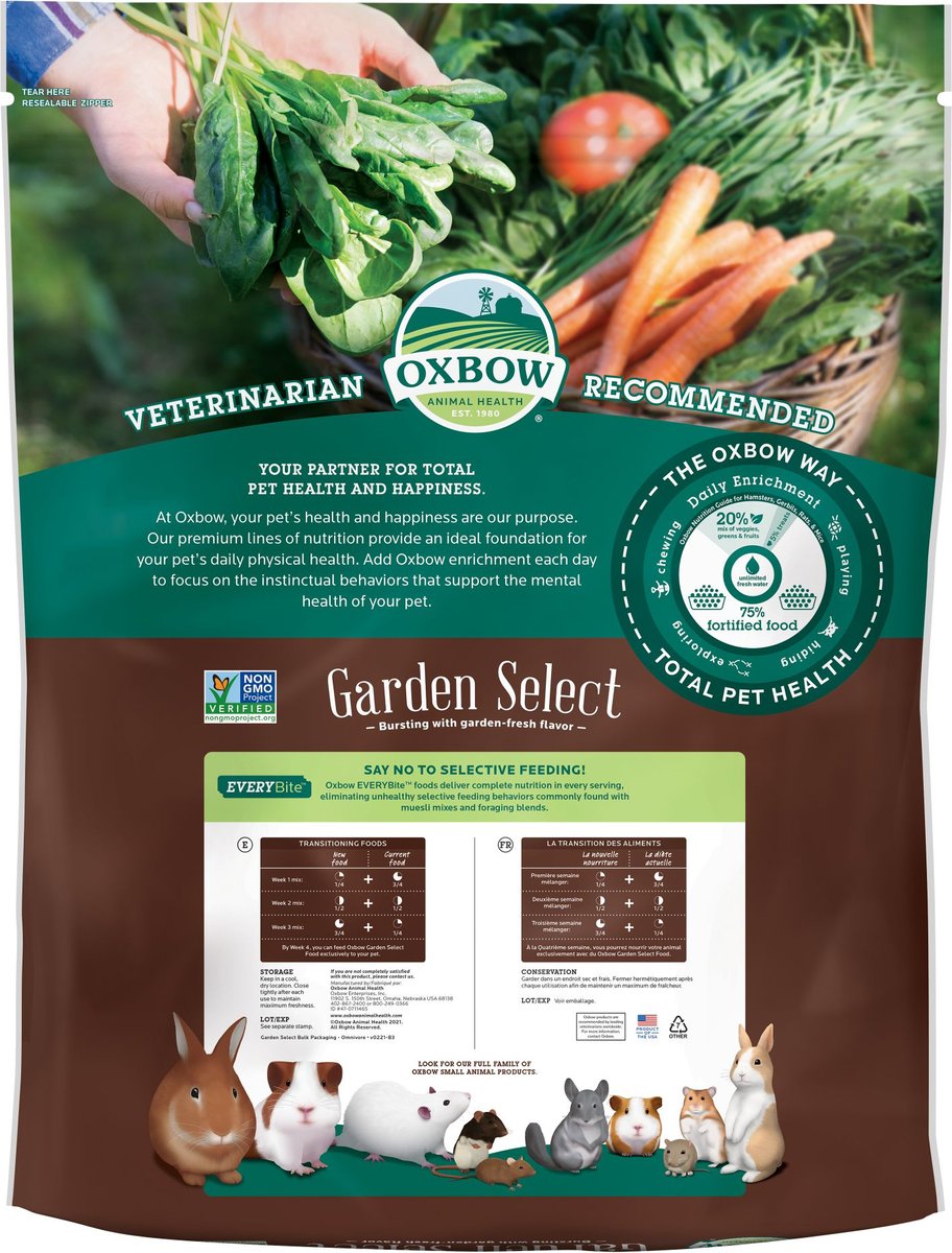 Oxbow Garden Select Gerbil and Hamster Food