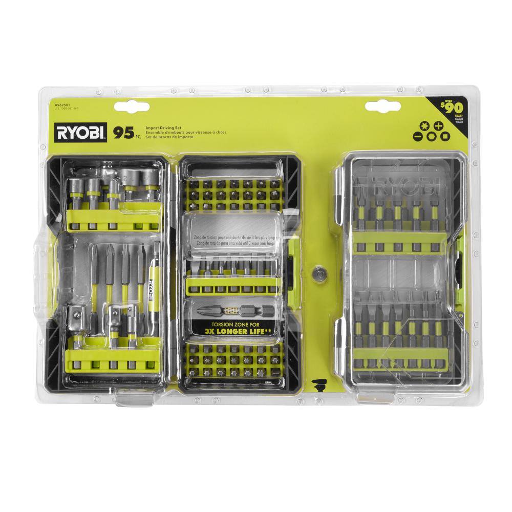 RYOBI Impact Driving Set (95-Piece) A969501