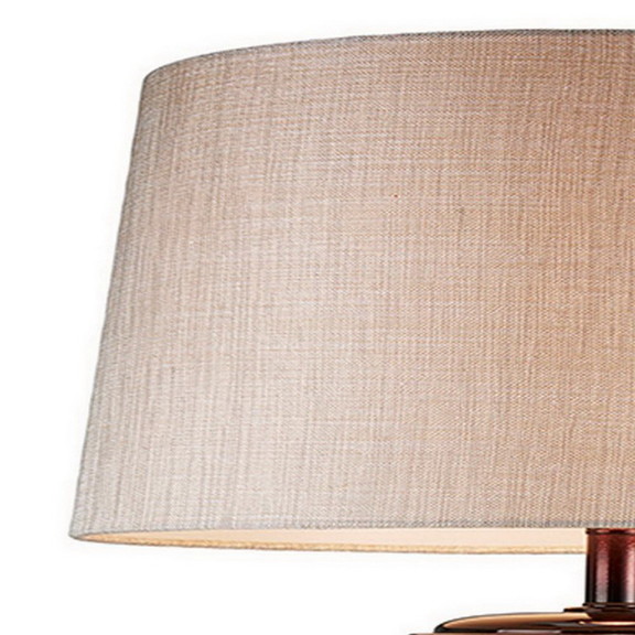 Benjara BM240305 Table Lamp with Colorblock Pedest...